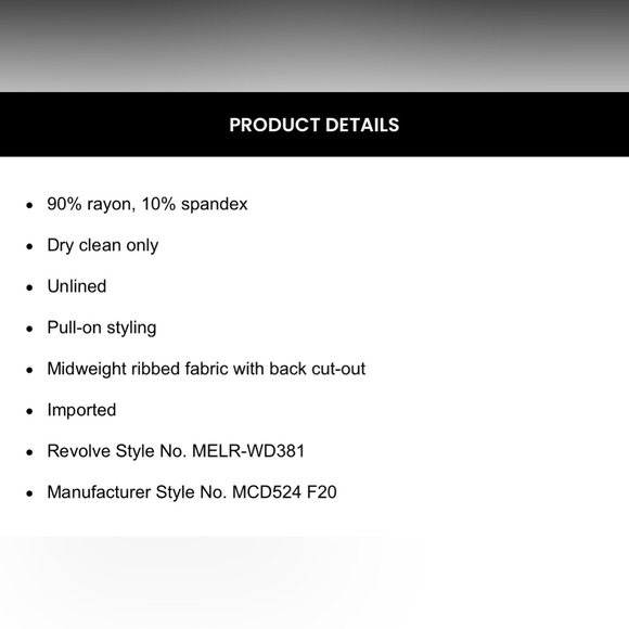 Michael Costello Rib Bodycon Dress - Picture 6 of 6